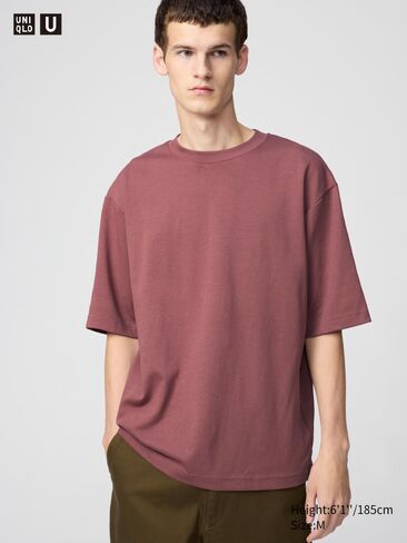 Uniqlo Airism Cotton T-Shirt | نصف الأكمام in Saudi Arabia