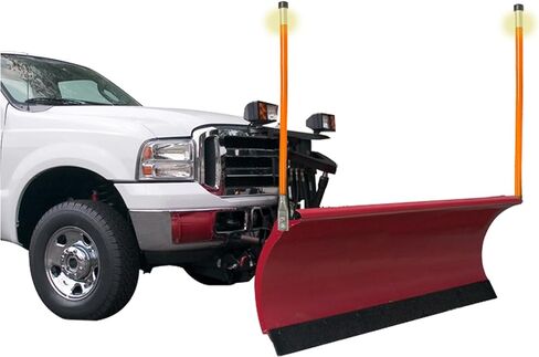 SUONE 28''Snow Plow Blade Markers Guides Kit 304 Vertical Stud MountNever Break Stainless Steel Join Fit forBlizzard Boss SNO-Way Western Snowplows & Many More Pickup Truck SUV UTV ATV in Saudi Arabia