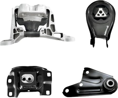 Engine Motor Mount Set 3Pcs Compatible with 2015-2019 2020 Je-ep Renegade 2016 2017 2018 F-iat 500X 2.4L L4 2017-2020 Compass 2015-2020 Ram Promaster City 68363756AA 68258599AA 68363755AA in Saudi Arabia