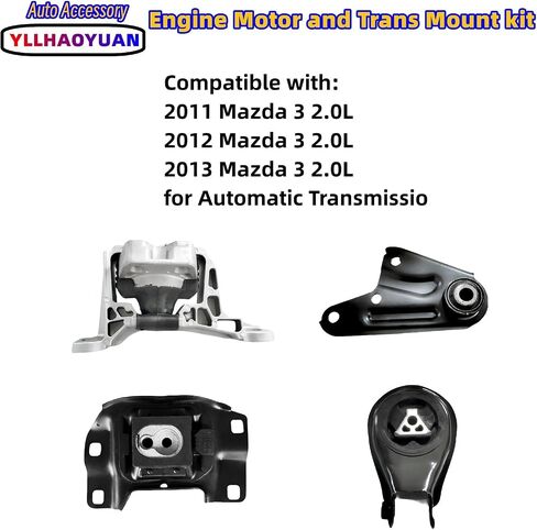 Engine Motor Mount Set 3Pcs Compatible with 2015-2019 2020 Je-ep Renegade 2016 2017 2018 F-iat 500X 2.4L L4 2017-2020 Compass 2015-2020 Ram Promaster City 68363756AA 68258599AA 68363755AA in Saudi Arabia
