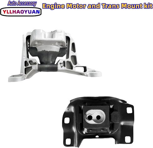 Engine Motor Mount Set 3Pcs Compatible with 2015-2019 2020 Je-ep Renegade 2016 2017 2018 F-iat 500X 2.4L L4 2017-2020 Compass 2015-2020 Ram Promaster City 68363756AA 68258599AA 68363755AA in Saudi Arabia
