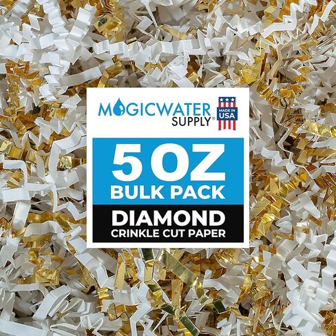 MagicWater Supply - 4 oz - Lavender - Crinkle Cut Paper Shred Filler great for Gift Wrapping, Basket Filling, Birthdays, Weddings, Anniversaries, Valentines Day, and other occasions in Kuwait