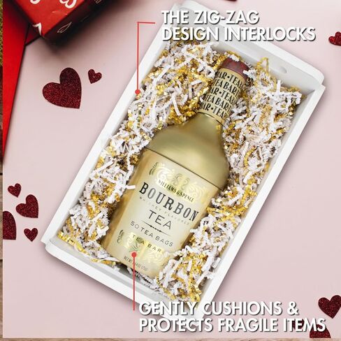 MagicWater Supply - 4 oz - Lavender - Crinkle Cut Paper Shred Filler great for Gift Wrapping, Basket Filling, Birthdays, Weddings, Anniversaries, Valentines Day, and other occasions in Kuwait