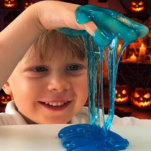 السلايم الأصلي - مجموعة مكونة من 6 قطع للحفلات من السلايم المجسم الرائع متعدد الألوان رائع لحقائب الغنائم وحشوات الهالوين والجوارب للأطفال والبنات والأولاد، للأعمار من 5 سنوات فما فوق in Kuwait