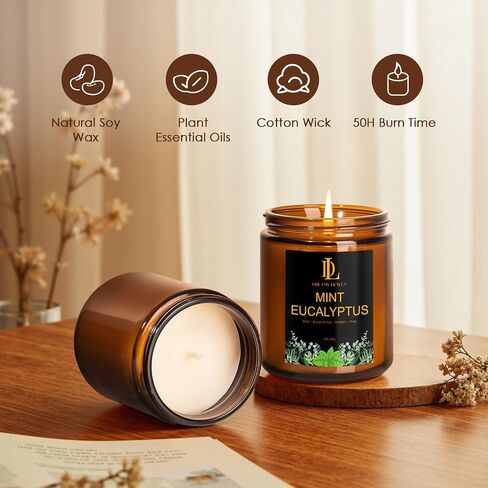 شموع معطرة بقهوة الكراميل للمنزل، شموع هدية للنساء والرجال، شموع عطرية للمنزل، شموع الصويا، جرة بيضاء in Saudi Arabia