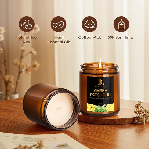 Caramel Coffee Scented Candles for Home, Candles Gift for Women Men, Aromatherapy Candles for Home Scented, Soy Candles, White Jar in Saudi Arabia