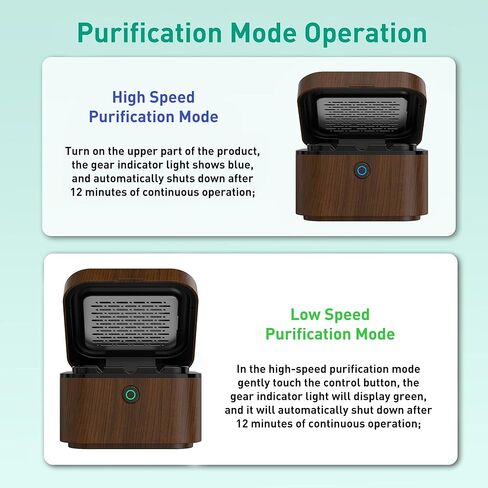 منفضة سجائر VANSU متعددة الوظائف بدون دخان لمدخن السجائر، فلتر HEPA يقلل من الدخان، منفضة سجائر دخان قابلة لإعادة الشحن عبر USB للسيارة والمكتب المنزلي (أسود) in Kuwait