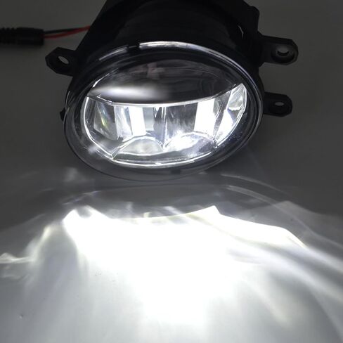 Led Fog Lights Fit for 2014 2015 2016 Corolla/Altis CE ECO L LE, 1 Pair Of Front Bumper Driving Fog Lamps with Switch and Wiring Harness Kit- Clear Lens in Saudi Arabia