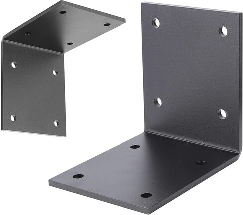 6 عبوات من دعامات الصلب على شكل حرف T للخشب، وأقواس العريشة السوداء، وألواح إصلاح شديدة التحمل للخشب، ودعامة تثبيت على شكل حرف T من الفولاذ المستقيم المسطح، الأبعاد - حجم اللوحة: 6½ بوصة × 5¾ بوصة، العرض: 1½ بوصة، السمك: 4 مم in Kuwait