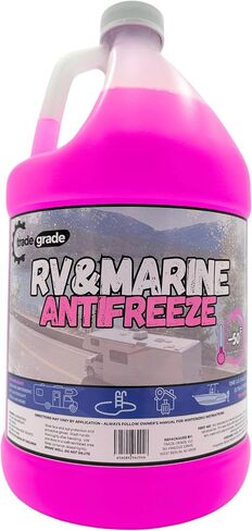 RV/Marine Antifreze Blend (حزمة واحدة) -50 درجة فهرنهايت الحماية من نقطة التجميد -1 جالون مضاد اللون الوردي (4 جالون) in Kuwait