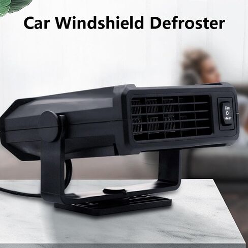 مروحة سخان السيارات ، 360 قابلة للدوار ، الزجاج الأمامي المحمول 12V 150W ضغوط مروحة تبريد التدفئة الكهربائية demister in Kuwait