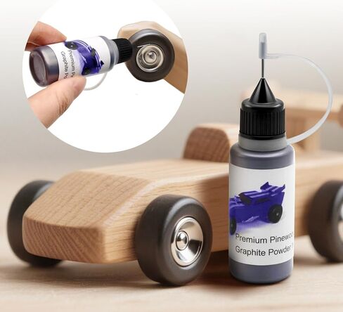 Graphite Powder Dry Lube 0.5 oz –for Derby Car Axle & Wheel Lubricant, All-Purpose Lock & Hinge Lube, Safe on Wood, Metal & Plastic in Saudi Arabia