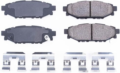 Power Stop Front Brake Kit For Subaru BRZ 2013-16 |Crosstrek 2016-23 |Forester 2009-18 |Impreza 2008-24 |Legacy 2005-14 |Subaru Outback 2005-14 - Ceramic Brake Pads With Installation Hardware, 17-1114 in Saudi Arabia
