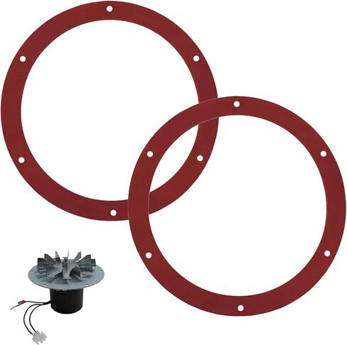 6 Inch Gasket Compatible with Quadrafire Heatilator 812-4710 PelPro Round Silicone Exhaust Fan Combustion Motor Gasket in Saudi Arabia