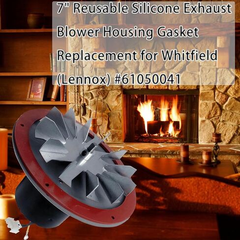 6 Inch Gasket Compatible with Quadrafire Heatilator 812-4710 PelPro Round Silicone Exhaust Fan Combustion Motor Gasket in Saudi Arabia