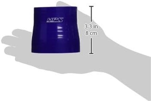 HPS HTSR-262-300-BLUE Silicone High Temperature 4-ply Reinforced Reducer Coupler Hose, 50 PSI Maximum Pressure, 3" Length, 2-5/8" > 3" ID, Blue in Saudi Arabia