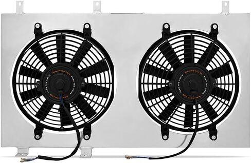 Mishimoto MMFS-SEN-00 Performance Aluminum Fan Shroud Fits Nissan SentraSE-R Vspec 2000-2005 Silver in Saudi Arabia