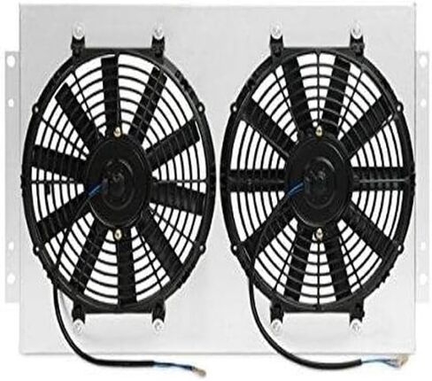 Mishimoto MMFS-CHE-65 Performance Aluminum Fan Shroud Fits Chevrolet Chevelle 1965-1967 Silver in Saudi Arabia