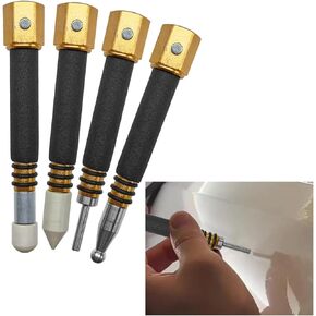 4PCS PDR Tap Down Tool, Pen Shape Knockdown Remover, Car Paintless Dent Removal Kit, Portable Car Body Bulge Repair Tools, Anti Dent Automotive Damage Traceless Repair DIY Tool in Saudi Arabia