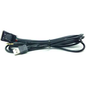 Car 3.5mm USB AUX Headphone Male Jack Flush Mount Mounting Adapter Spare Parts for Car/Boat Replacing in Saudi Arabia