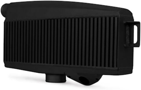 mishimoto mmtmic-wrx-01slbk top-mount interbooler يناسب سوبارو wrx/sti 2001-2007 Silver Cooler ، خرطوم أسود in Saudi Arabia