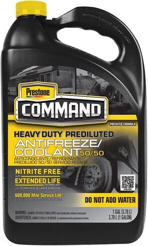Prestone Command Nitrite Free Lifed Life Antifteze و Showant Counted ، أصفر ، جالون 1 ، حزمة 6 in Saudi Arabia