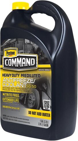 Prestone Command Nitrite Free Lifed Life Antifteze و Showant Counted ، أصفر ، جالون 1 ، حزمة 6 in Saudi Arabia