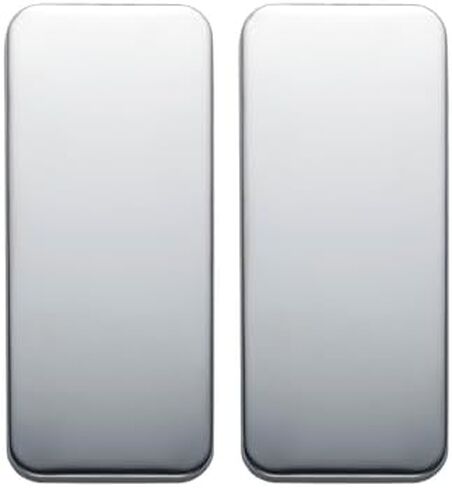 UNITED PACIFIC 20518 Door Vent Cover, Vent Door Cover, Plain, Stainless Steel, for Peterbilt in Saudi Arabia