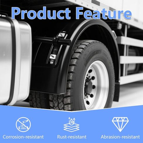 8591005 Fender Mounting Bracket Assembly Replacement for Dump Trucks & Utility Vehicles(2-Pack)- Heavy-Duty Black in Saudi Arabia