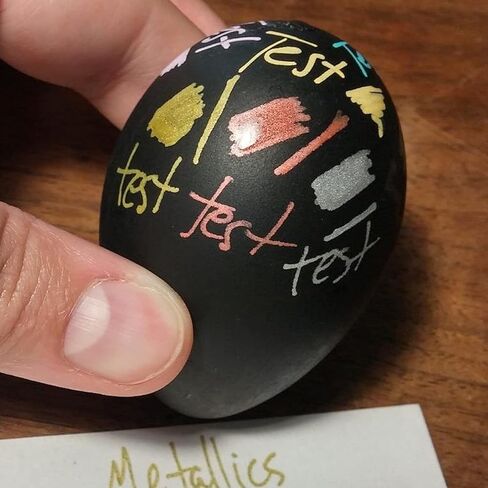 JEFFNIUB Paint Markers White/Black/Gold/Silver, 4Pcs Jumbo Acrylic Paint Markers Nibs 15mm, Acrylic Paint Pens for Stone, Metal, Wood, Glass, Canvas, Posters Supplies in Kuwait