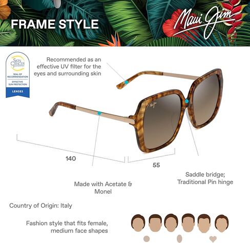 Maui Jim Women's Poolside Polarized Fashion Sunglasses in Kuwait