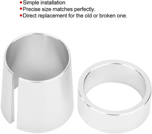 Tapered Shaft Adapter 3/4 to 1 Inch Aluminum Clutch Shaft Adapter for EZ GO Car Carts with Gasket Silver in Saudi Arabia
