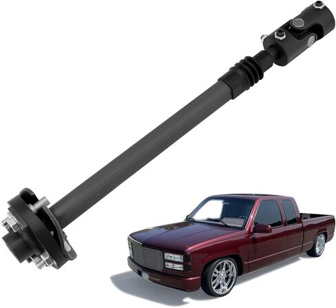 Telescopic Steering Column Shaft Compatible with 1991-1994 Full Size Chevy 1992-1994 Full Size GMC Heavy Duty Telescopic Steel Steering Shaft Replace # 000936 in Saudi Arabia