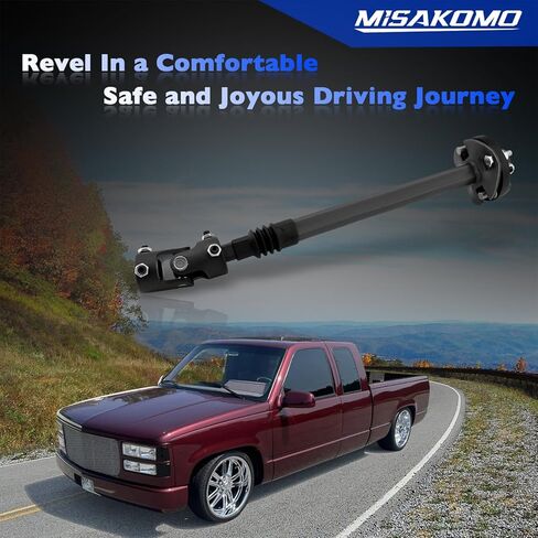 Telescopic Steering Column Shaft Compatible with 1991-1994 Full Size Chevy 1992-1994 Full Size GMC Heavy Duty Telescopic Steel Steering Shaft Replace # 000936 in Saudi Arabia