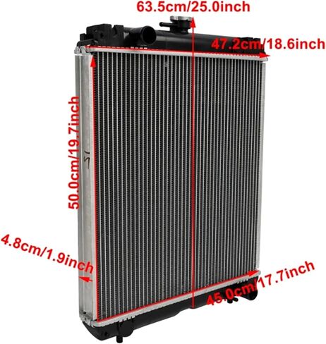دبابة المياه الرادياتير Assy RD411-42300 RD41142300 لـ Kubota Excavator KX121-3S KX161-3 U50-3 U45-3ST U45-3 استبدال الأجزاء in Kuwait