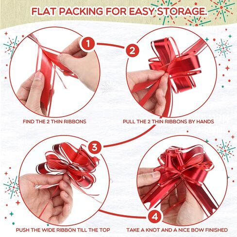 200 Pieces 3.5 Inch Mini Pull Bows Gift Wrapping Butterfly Knot Bows for Gift Wrapping Gift Bows Gold Gift Wrap Bows Decorative Bows for Holiday Wedding Birthday Presents Baskets Decorations in Saudi Arabia