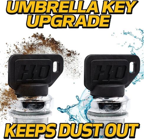 HD Switch Premium Ignition Switch for John Deere STX30 STX38 (Yellow Deck Only) Z225 Z235 Z245 Z255 Z335E Z335M Z345M w/Protective Umbrella Key, 3 Keys & Free Carabiner Starter Keyswitch Key Switch in Saudi Arabia