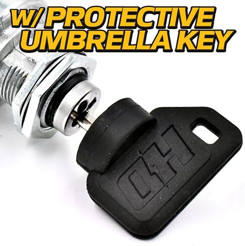 HD Switch Premium Ignition Switch for John Deere STX30 STX38 (Yellow Deck Only) Z225 Z235 Z245 Z255 Z335E Z335M Z345M w/Protective Umbrella Key, 3 Keys & Free Carabiner Starter Keyswitch Key Switch in Saudi Arabia