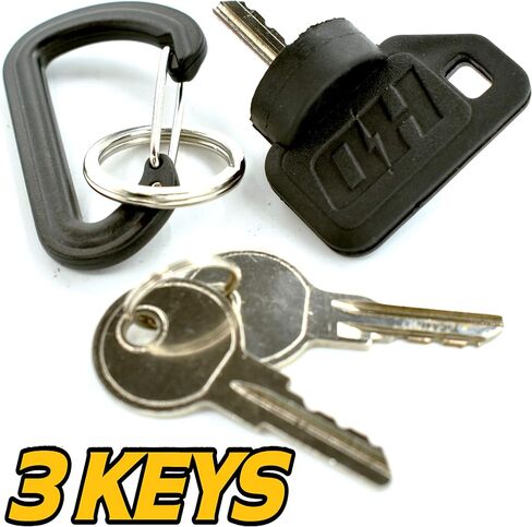 HD Switch Premium Ignition Switch for John Deere STX30 STX38 (Yellow Deck Only) Z225 Z235 Z245 Z255 Z335E Z335M Z345M w/Protective Umbrella Key, 3 Keys & Free Carabiner Starter Keyswitch Key Switch in Saudi Arabia