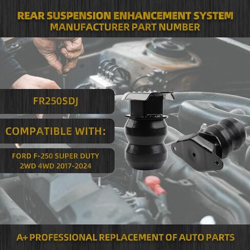 DASBECAN REAP BUMP Stop متوافق مع F-250 Super Duty 2WD 4WD 2017-2024 حاضر نظام التعزيز المساعد مجموعات الربيع LH & RH من 2 OEM استبدال FR250SDJ in Saudi Arabia