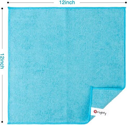 Orighty Microfiber Cleaning Cloth, 150 Pack Microfiber Towels for Cars, Highly Absorbent Car Cleaning Supplies, Lint Free Cloths Clean Rags for Car Care, House, Kitchen, 12x11 inch in Kuwait