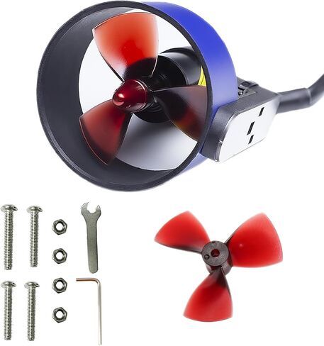 APISQUEEN U5 Brushless Underwater Thruster 12-24V 800W Brushless Motor 7kg Thrust Fresh Water Thruster for Inflatable Boats,ROVs,Kayaks (CCW Thruster) in Saudi Arabia