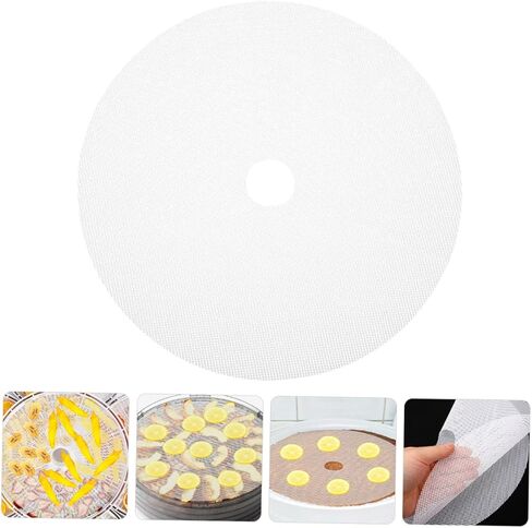 2pcs Silicone Drying Pad Food Dehydrator Sheets Reusable Mats for Dryer Fruit Jerky Drying in Saudi Arabia