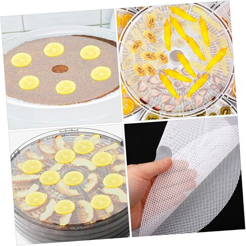 2pcs Silicone Drying Pad Food Dehydrator Sheets Reusable Mats for Dryer Fruit Jerky Drying in Saudi Arabia