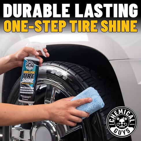 اللاعبين الكيميائيين Shinelogic Tyre Shine 3 عبوات ، تألق أسود مبلل عميق ، آمن للسيارات والشاحنات والدراجات النارية و RVS والمزيد ، (3-20 fl Oz)-TVD1202003 in Saudi Arabia