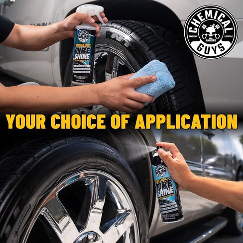 اللاعبين الكيميائيين Shinelogic Tyre Shine 3 عبوات ، تألق أسود مبلل عميق ، آمن للسيارات والشاحنات والدراجات النارية و RVS والمزيد ، (3-20 fl Oz)-TVD1202003 in Saudi Arabia