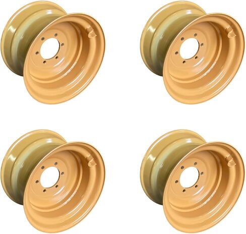(1) 12-16.5 6 LUG RIM للحالة -16.5x9.75x6 Moveero USA Skid Steer Wheer/RIM للحالة والمزيد من الترباس ، 4.13 "تباعد الخلفي-يناسب 12x16.5 إطارات in Kuwait