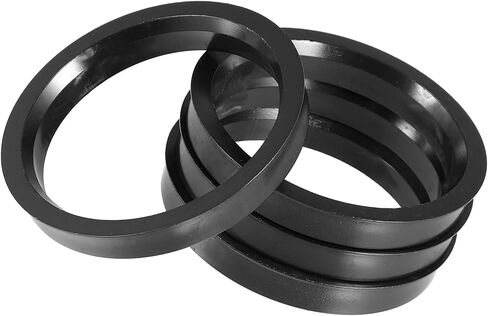 Motoforti 70.1mm to 60.1mm Universal Car Hub Centric Rings Black - Pack of 4 Long-Lasting in Saudi Arabia