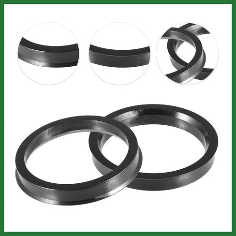 Motoforti 70.1mm to 60.1mm Universal Car Hub Centric Rings Black - Pack of 4 Long-Lasting in Saudi Arabia