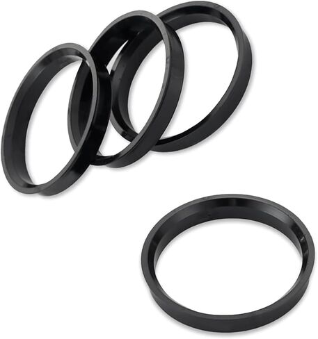 4pcs محور حلقات مركزية ، معرف 60.1 ملم إلى 73.1mm OD ABS Plastic Rings ، Universal لسيارات الدفع الرباعي ، سيدان وأكثر مع محاور مركبة 60.1 ملم وحوض مركز عجلة 73.1 ملم in Saudi Arabia